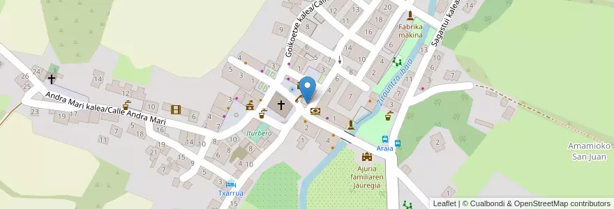 Mapa de ubicacion de Lda. Blanco Bombín en スペイン, バスク州, Araba/Álava, Arabako Lautada/Llanada Alavesa, Asparrena.