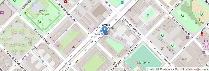 Mapa de ubicacion de Lda. C. Reche en スペイン, カタルーニャ州, Barcelona, バルサルネス, Barcelona.