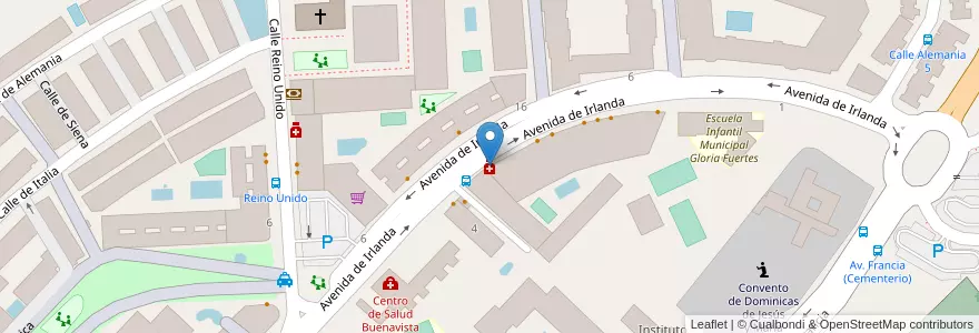 Mapa de ubicacion de Lda. Carmen Pita Rodrigañez en スペイン, カスティーリャ＝ラ・マンチャ州, Toledo, Toledo, Toledo.