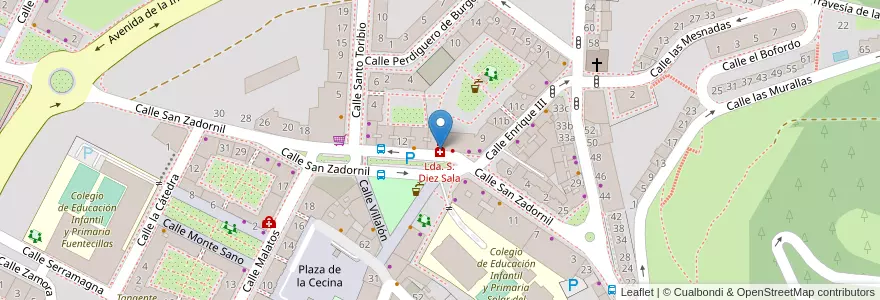 Mapa de ubicacion de Lda. S. Diez Sala en Sepanyol, Castilla Y León, Burgos, Alfoz De Burgos, Burgos.