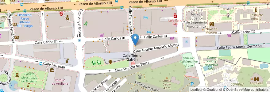 Mapa de ubicacion de Le Chaton en Spanje, Murcia, Murcia, Campo De Cartagena Y Mar Menor, Cartagena.