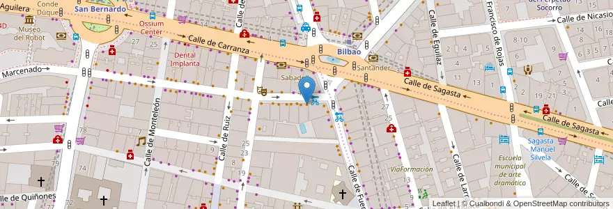 Mapa de ubicacion de Le Gallinero en Испания, Мадрид, Мадрид, Área Metropolitana De Madrid Y Corredor Del Henares, Мадрид.