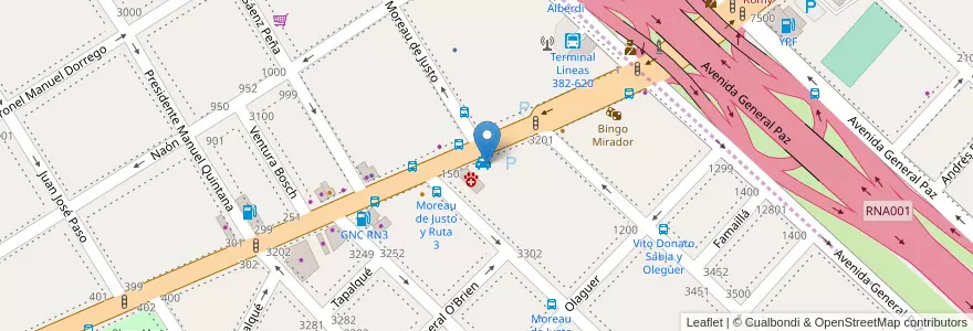 Mapa de ubicacion de Le Park'c en Argentinië, Buenos Aires, Partido De La Matanza, Lomas Del Mirador.