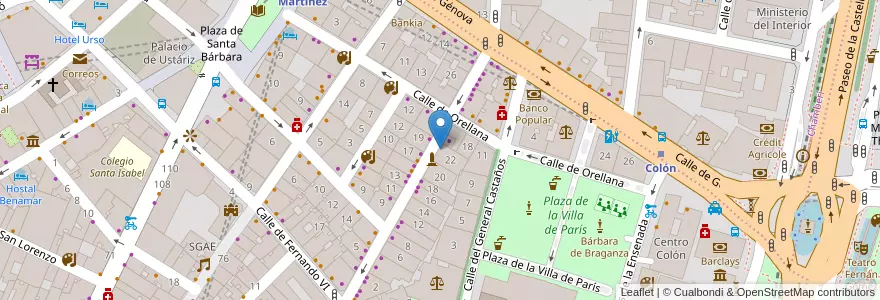 Mapa de ubicacion de Le Petit en Испания, Мадрид, Мадрид, Área Metropolitana De Madrid Y Corredor Del Henares, Мадрид.