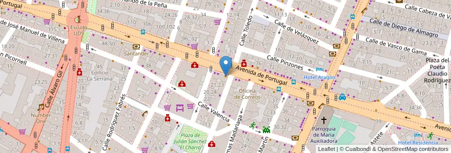 Mapa de ubicacion de Le Petit Prince en España, Castilla Y León, Salamanca, Campo De Salamanca, Salamanca.