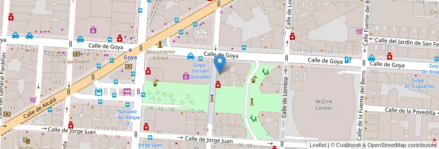 Mapa de ubicacion de Le Petit Prince en Spanien, Autonome Gemeinschaft Madrid, Autonome Gemeinschaft Madrid, Área Metropolitana De Madrid Y Corredor Del Henares, Madrid.