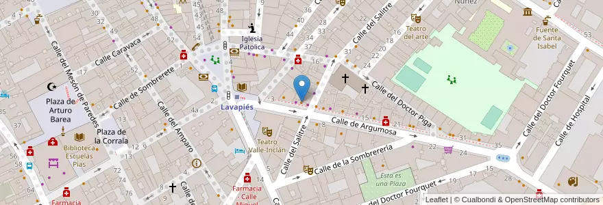 Mapa de ubicacion de Le Petit en スペイン, マドリード州, Comunidad De Madrid, Área Metropolitana De Madrid Y Corredor Del Henares, Madrid.