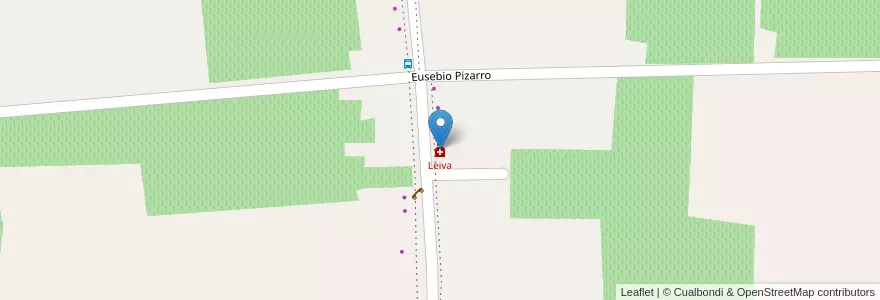 Mapa de ubicacion de Leiva en الأرجنتين, سان خوان, تشيلي, Albardón.