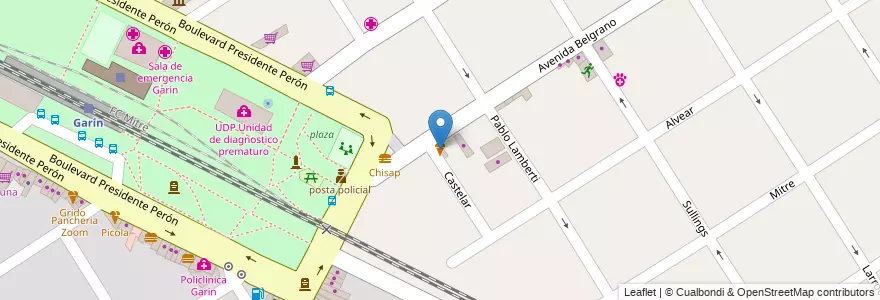 Mapa de ubicacion de Lemon Pie en الأرجنتين, بوينس آيرس, Partido De Escobar, Garín.