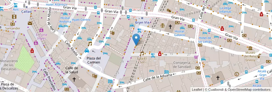Mapa de ubicacion de lemongrass en إسبانيا, منطقة مدريد, منطقة مدريد, Área Metropolitana De Madrid Y Corredor Del Henares, مدريد.