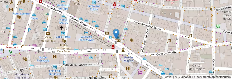 Mapa de ubicacion de Leña Bar y Rrstaurante en Spanien, Autonome Gemeinschaft Madrid, Autonome Gemeinschaft Madrid, Área Metropolitana De Madrid Y Corredor Del Henares, Madrid.