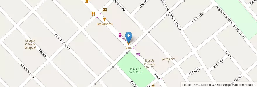 Mapa de ubicacion de Leo en Arjantin, Buenos Aires, Partido De Esteban Echeverría, El Jagüel.