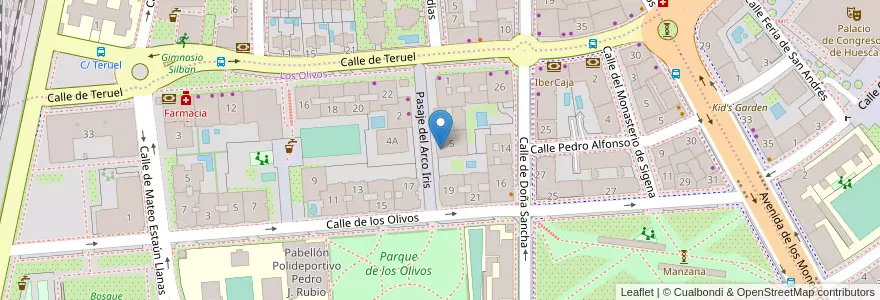 Mapa de ubicacion de Let's Go en スペイン, アラゴン州, ウエスカ, Hoya De Huesca / Plana De Uesca, ウエスカ.
