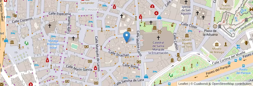 Mapa de ubicacion de L'experience en Spain, Andalusia, Malaga, Málaga-Costa Del Sol, Málaga.