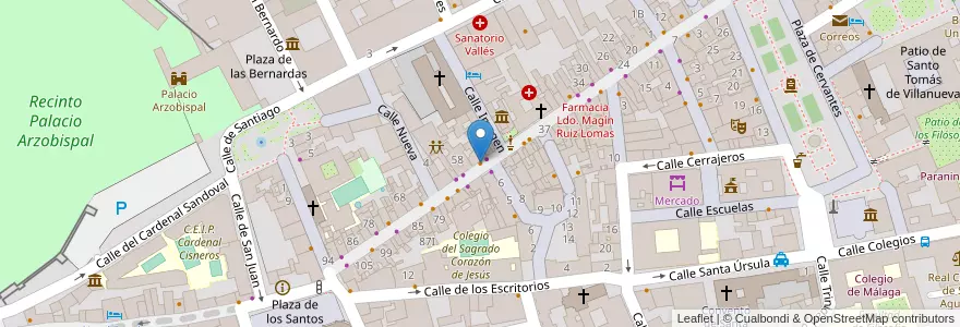 Mapa de ubicacion de Lia Restaurant en 스페인, Comunidad De Madrid, Comunidad De Madrid, Área Metropolitana De Madrid Y Corredor Del Henares, Alcalá De Henares.