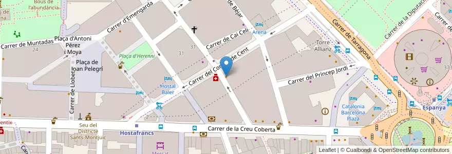 Mapa de ubicacion de Liber en Espagne, Catalogne, Barcelone, Barcelonais, Barcelone.