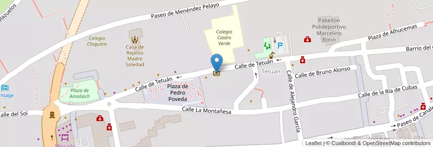 Mapa de ubicacion de Liberbank en Spagna, Cantabria, Cantabria, Santander, Santander.