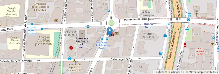 Mapa de ubicacion de Liberbank en Испания, Мадрид, Мадрид, Área Metropolitana De Madrid Y Corredor Del Henares, Мадрид.