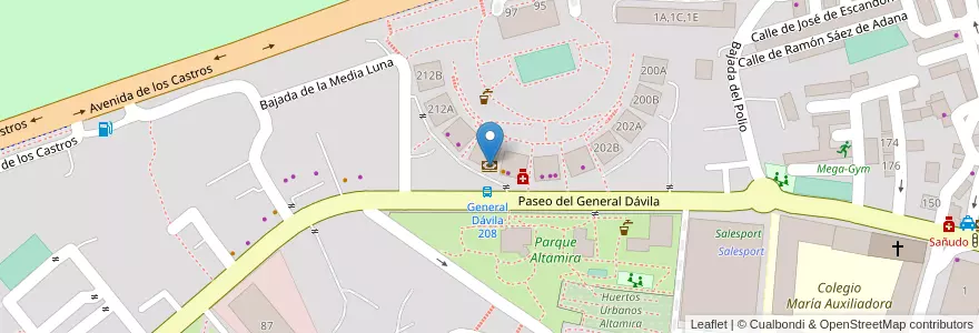 Mapa de ubicacion de Liberbank en スペイン, カンタブリア州, カンタブリア州, Santander, Santander.