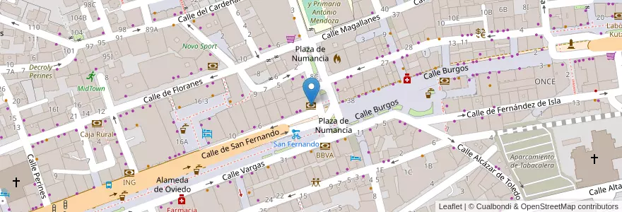 Mapa de ubicacion de Liberbank en スペイン, カンタブリア州, カンタブリア州, Santander, Santander.