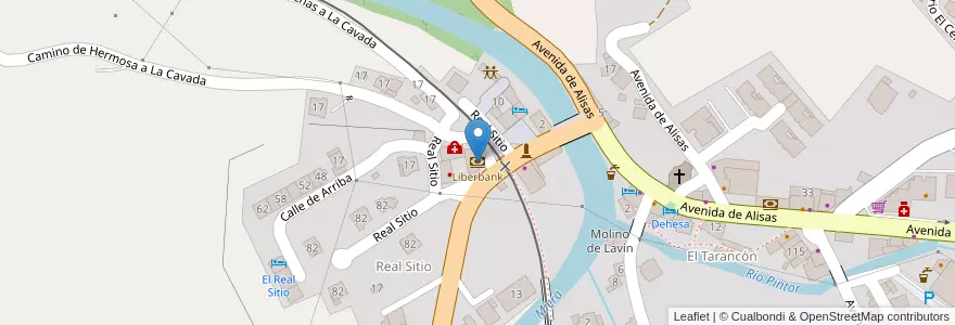 Mapa de ubicacion de Liberbank en スペイン, カンタブリア州, カンタブリア州, Trasmiera, Riotuerto.