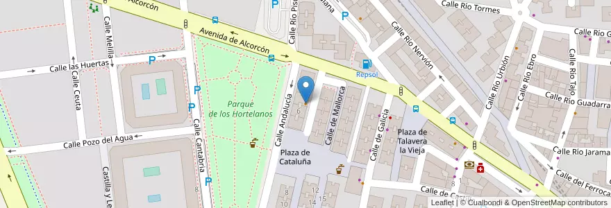Mapa de ubicacion de Libre en Spanien, Autonome Gemeinschaft Madrid, Autonome Gemeinschaft Madrid, Área Metropolitana De Madrid Y Corredor Del Henares, Leganés.