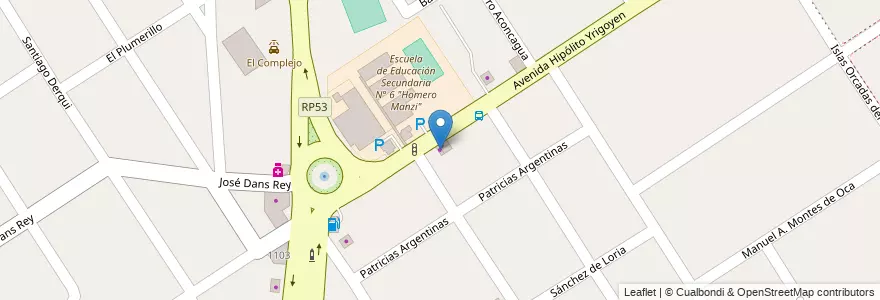 Mapa de ubicacion de Librería en Arjantin, Buenos Aires, Partido De Florencio Varela, Florencio Varela.
