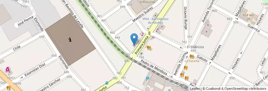 Mapa de ubicacion de Libreria en Argentina, Provincia Di Buenos Aires, Partido De San Isidro, San Isidro.