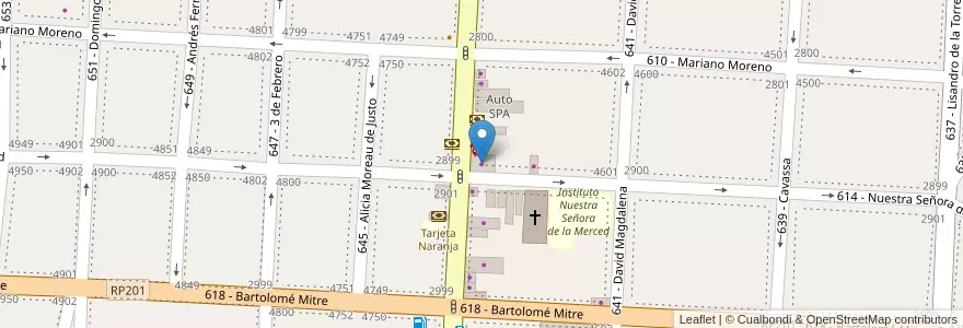 Mapa de ubicacion de Libreria El Sol en Argentina, Provincia Di Buenos Aires, Partido De Tres De Febrero, Caseros.