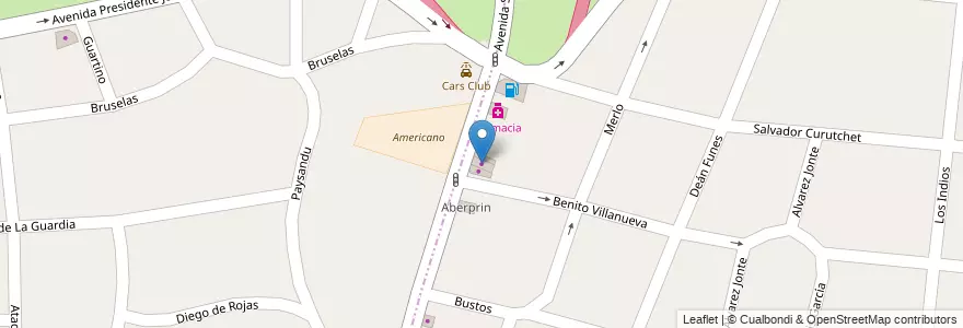 Mapa de ubicacion de Libreria Guille en 阿根廷, 布宜诺斯艾利斯省, Partido De Morón, Castelar.