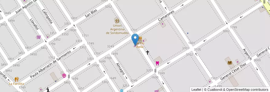 Mapa de ubicacion de Libreria, Villa Santa Rita en الأرجنتين, Ciudad Autónoma De Buenos Aires, Buenos Aires, Comuna 11.