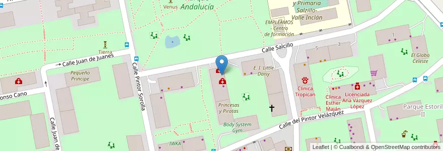 Mapa de ubicacion de Licenciado Ignacio Grande Gil en إسبانيا, منطقة مدريد, منطقة مدريد, Área Metropolitana De Madrid Y Corredor Del Henares, موستولس.