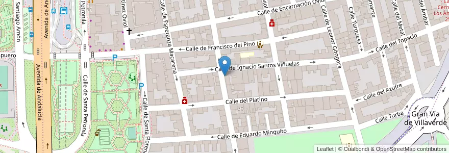 Mapa de ubicacion de Liceo Rosales II en Spanien, Autonome Gemeinschaft Madrid, Autonome Gemeinschaft Madrid, Área Metropolitana De Madrid Y Corredor Del Henares, Madrid.