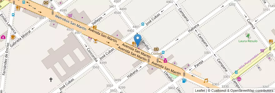 Mapa de ubicacion de Liderar Seguros, Villa Devoto en Аргентина, Буэнос-Айрес, Буэнос-Айрес, Comuna 11.