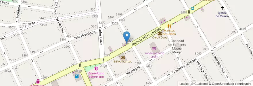 Mapa de ubicacion de Liderar Seguros en Arjantin, Buenos Aires, Partido De Vicente López, Vicente López.