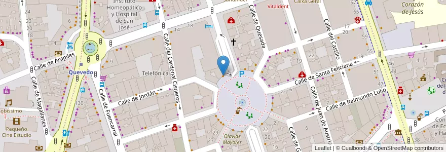 Mapa de ubicacion de Lili's en Испания, Мадрид, Мадрид, Área Metropolitana De Madrid Y Corredor Del Henares, Мадрид.