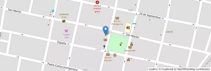 Mapa de ubicacion de Lilium en Argentina, Tucumán, Departamento Chicligasta, Municipio De Concepción, Concepción.
