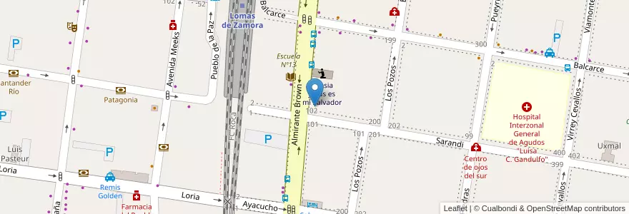 Mapa de ubicacion de Lino en Arjantin, Buenos Aires, Partido De Lomas De Zamora, Lomas De Zamora.