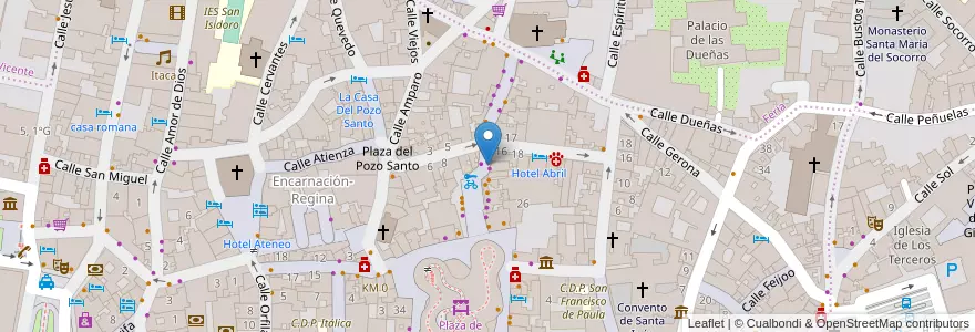 Mapa de ubicacion de Linterna Ciega en Espagne, Andalousie, Séville, Séville.