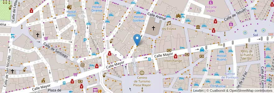 Mapa de ubicacion de Lion en إسبانيا, منطقة مدريد, منطقة مدريد, Área Metropolitana De Madrid Y Corredor Del Henares, مدريد.