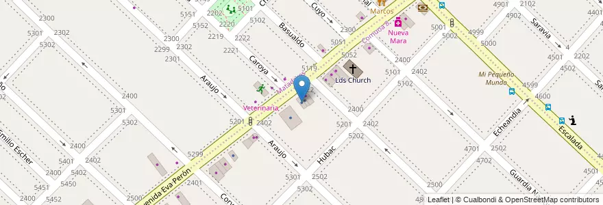 Mapa de ubicacion de Liuni-Faretta S.R.L., Villa Lugano en 阿根廷, Ciudad Autónoma De Buenos Aires, Comuna 9, 布宜诺斯艾利斯.
