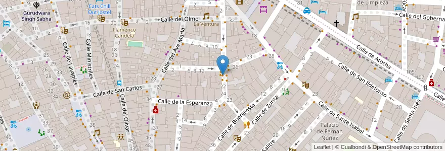 Mapa de ubicacion de Livin' Japan en Испания, Мадрид, Мадрид, Área Metropolitana De Madrid Y Corredor Del Henares, Мадрид.