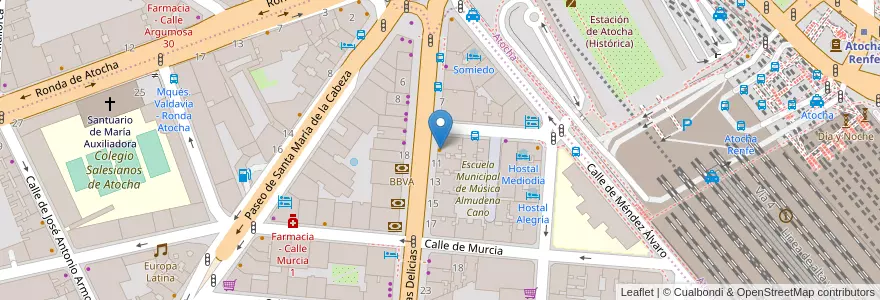 Mapa de ubicacion de Lizarran en Испания, Мадрид, Мадрид, Área Metropolitana De Madrid Y Corredor Del Henares, Мадрид.
