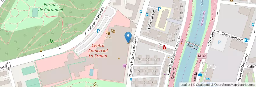 Mapa de ubicacion de Lizarran en Espanha, Comunidade De Madrid, Comunidade De Madrid, Área Metropolitana De Madrid Y Corredor Del Henares, Madrid.