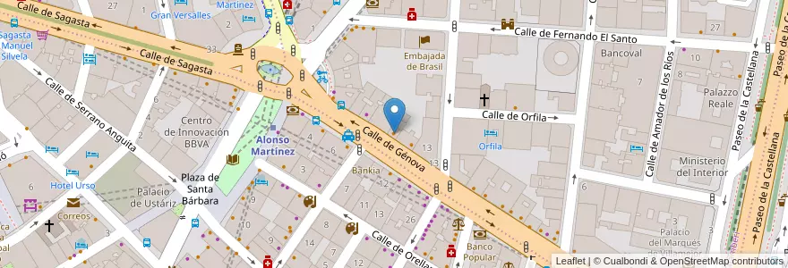 Mapa de ubicacion de Lizarrán en Испания, Мадрид, Мадрид, Área Metropolitana De Madrid Y Corredor Del Henares, Мадрид.