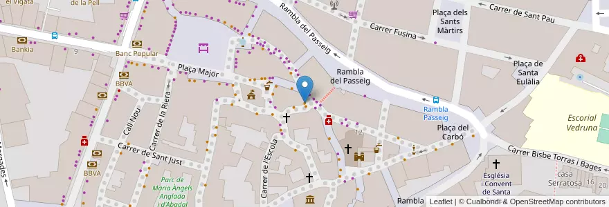 Mapa de ubicacion de Llagurt en Spanje, Catalonië, Barcelona, Osona, Vic.