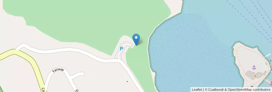 Mapa de ubicacion de Llao Llao Golf Club House en 阿根廷, 智利, 内格罗河省, Departamento Bariloche, Villa Llao Llao.