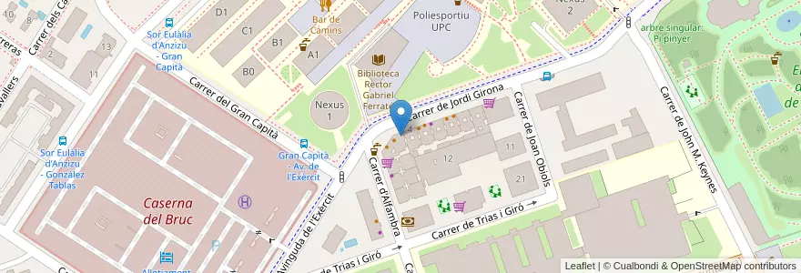 Mapa de ubicacion de Llic. Salvador Tous en Испания, Каталония, Барселона, Барселонес, Барселона.