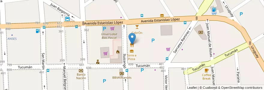 Mapa de ubicacion de Lo de Carlitos en アルゼンチン, ブエノスアイレス州, Partido Del Pilar, Pilar.
