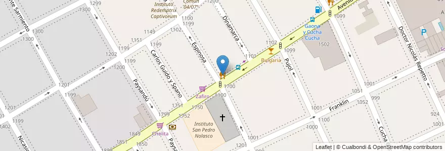 Mapa de ubicacion de Lo de Cholo, Caballito en アルゼンチン, Ciudad Autónoma De Buenos Aires, ブエノスアイレス, Comuna 6.